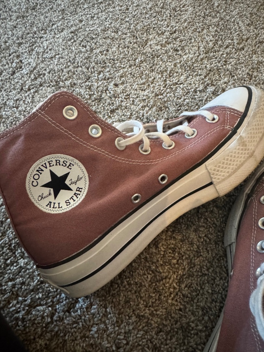Converse All Star Gym shoes- Mauve - Women's Size 8